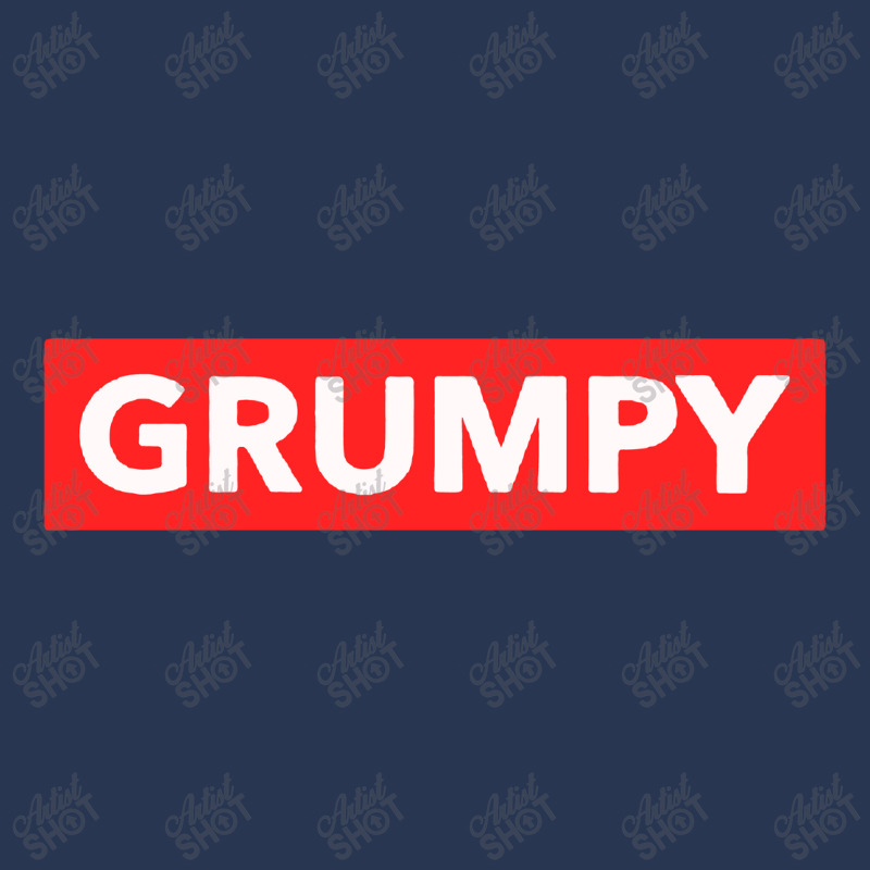 Grumpy Funny Red Cute Christmas Men Denim Jacket | Artistshot