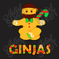 Ginjas Ginger Bread Ninja Christmas Holiday T-shirt | Artistshot