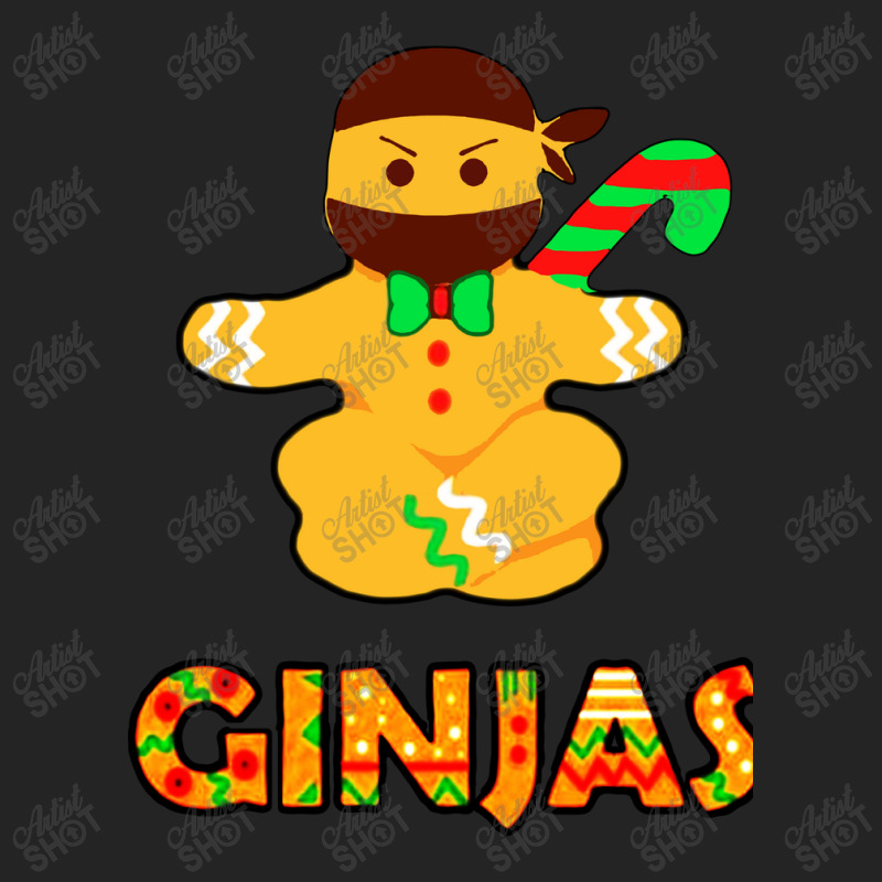 Ginjas Ginger Bread Ninja Christmas Holiday 3/4 Sleeve Shirt | Artistshot