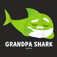 Mens Pinkfong Grandpa Shark Official T Shirt Ladies Fitted T-shirt | Artistshot