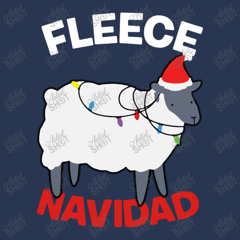 Fleece Navidad   Funny Christmas Sheep Men Denim Jacket | Artistshot