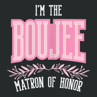 Womens Funny Matron Of Honor Boujee Matching Bachelorette T Shirt Women's Triblend Scoop T-shirt | Artistshot