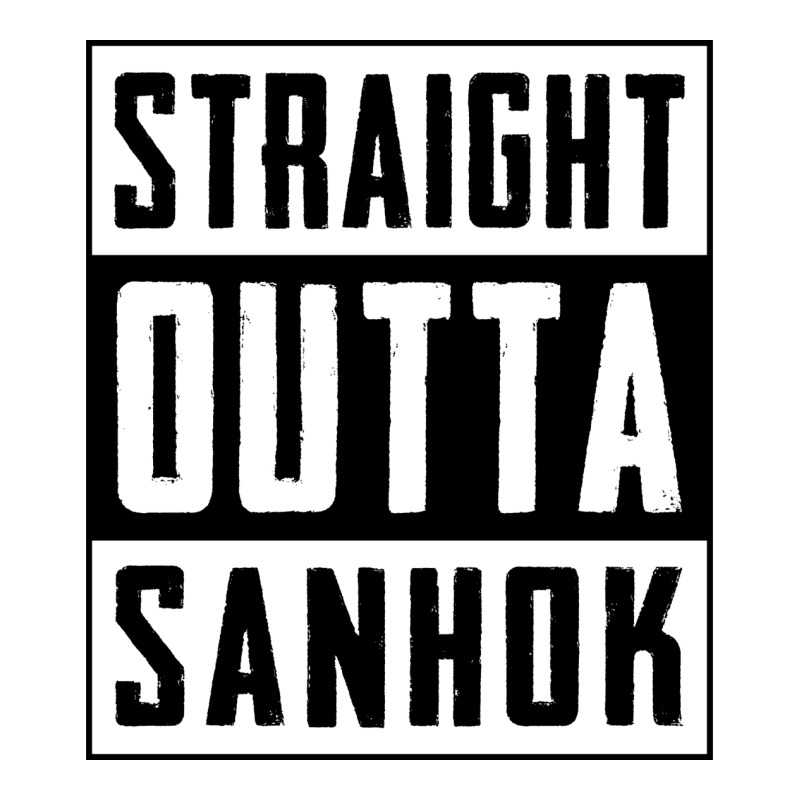 Straight Outta Sanhok Zipper Hoodie | Artistshot