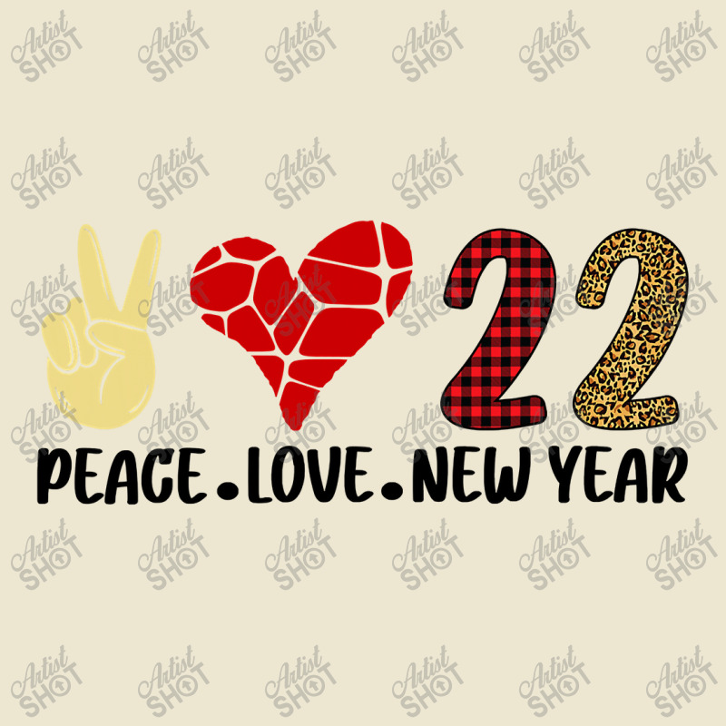 Peace Love New Year 2022 New Years Eve Party Supplies T Shirt Cropped Hoodie by Adriana_Torquemada | Artistshot