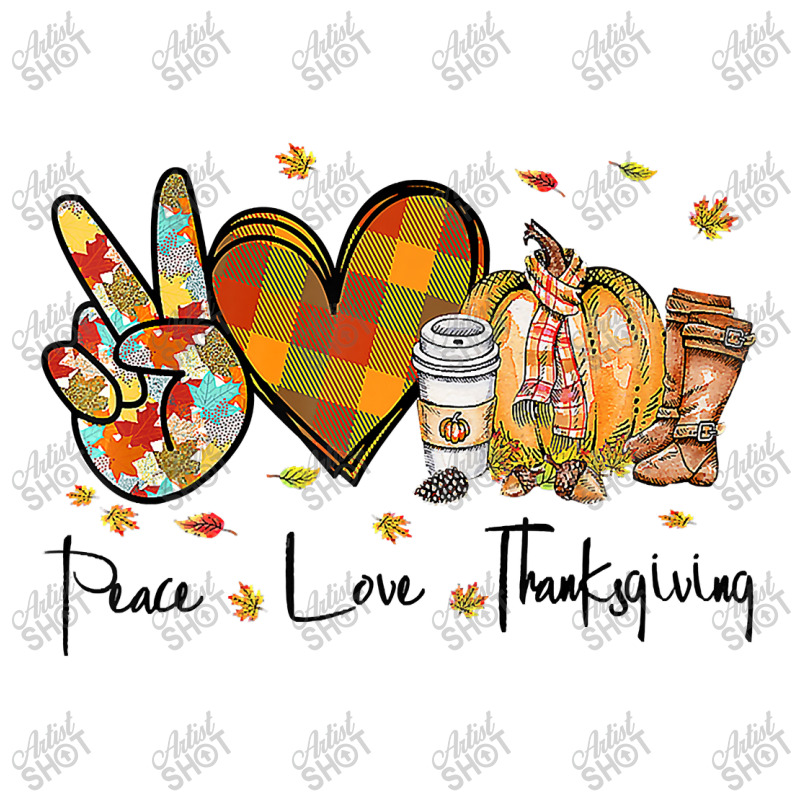 Peace Love Thanksgiving Autumn Season Pumpkin Coffee Lover Premium T S Baby Tee by Adriana_Torquemada | Artistshot