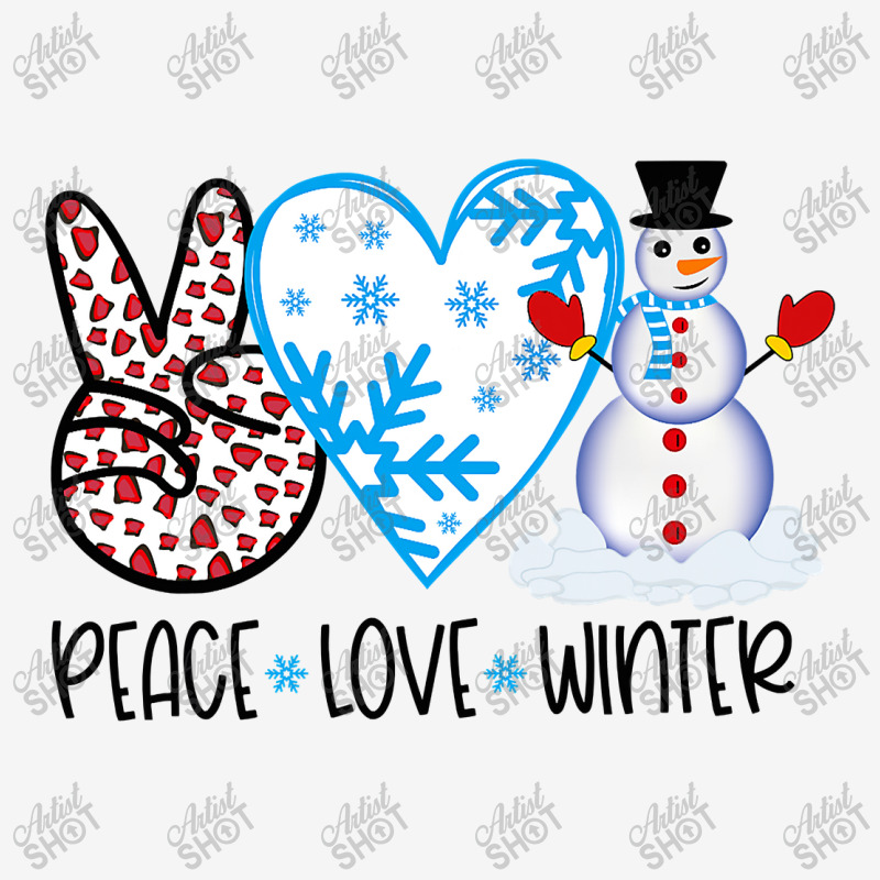 Peace Love Winter Holidays Season Christmas Snowman T Shirt Adjustable Cap by Adriana_Torquemada | Artistshot