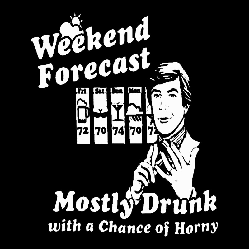 Forecast Mostly Drunk Alcohol V-neck Tee | Artistshot