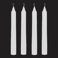 Four Candles T-shirt | Artistshot