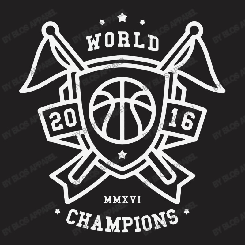 Basketball Champions Shield T-shirt | Artistshot