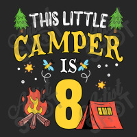 Kids Funny 8th Camping Birthday Camper Lover 8 Year Old Gifts T Shirt Men's T-shirt Pajama Set | Artistshot