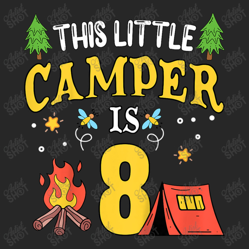 Kids Funny 8th Camping Birthday Camper Lover 8 Year Old Gifts T Shirt Men's T-shirt Pajama Set | Artistshot