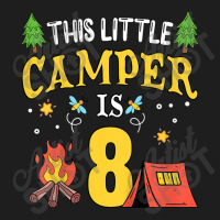 Kids Funny 8th Camping Birthday Camper Lover 8 Year Old Gifts T Shirt Classic T-shirt | Artistshot