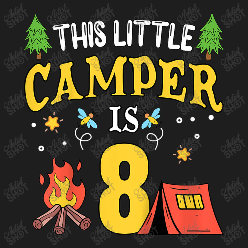 Kids Funny 8th Camping Birthday Camper Lover 8 Year Old Gifts T Shirt Classic T-shirt | Artistshot