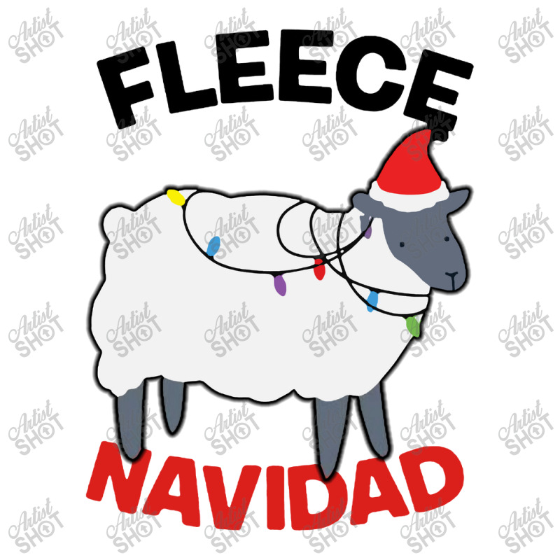 Fleece Navidad   Funny Christmas Sheep Zipper Hoodie | Artistshot