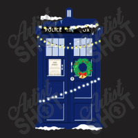 Doctor Who Police Box Christmas T-shirt | Artistshot