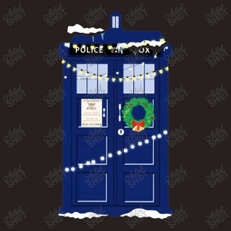 Doctor Who Police Box Christmas Tank Top | Artistshot