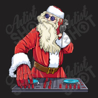 Dj Rock Christmas Santa Claus T-shirt | Artistshot