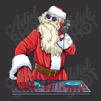 Dj Rock Christmas Santa Claus Vintage Hoodie | Artistshot