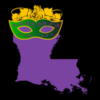 Mardi Gras Louisiana Mask V-neck Tee | Artistshot