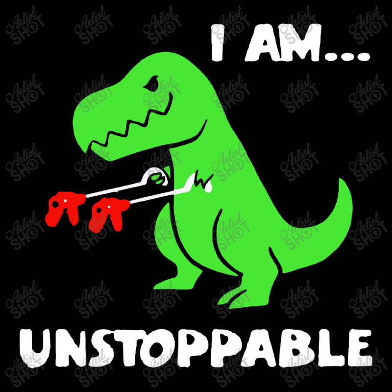 Dinosaur I Am Unstoppable Christmas Men's Long Sleeve Pajama Set | Artistshot