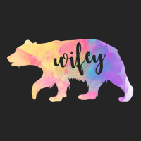 Wifey Bear Watercolor Unisex Hoodie | Artistshot
