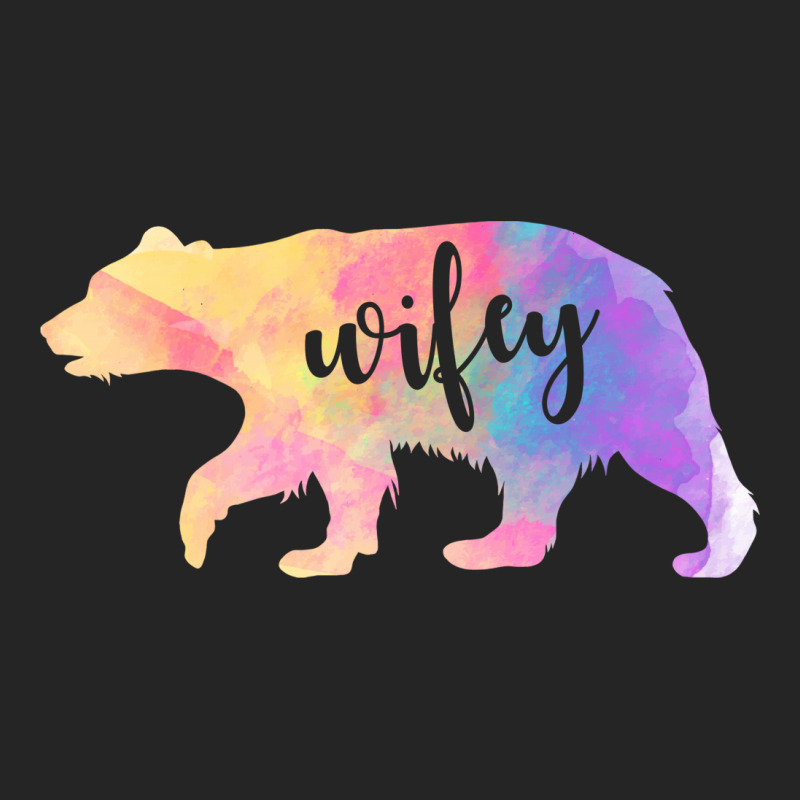 Wifey Bear Watercolor Unisex Hoodie | Artistshot