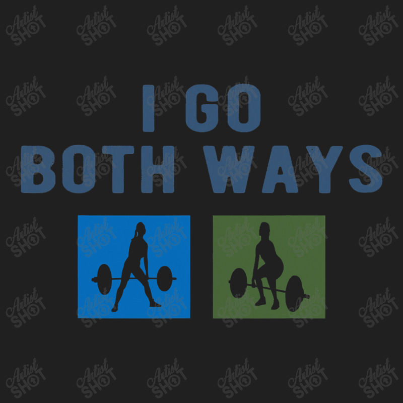 I Go Both Ways Weight Lifting Woman Funny T Shirt Ladies Polo Shirt | Artistshot