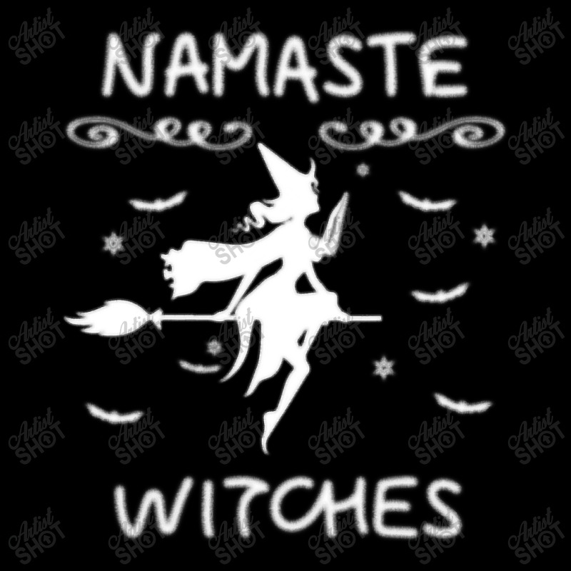 Namaste Witches Broom Gangsta Yoga Halloween Costume Women T Shirt Cop Fleece Short | Artistshot