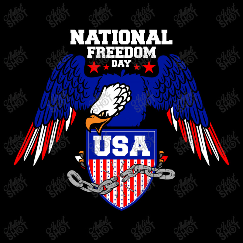 National Freedom Day For Dark Zipper Hoodie | Artistshot
