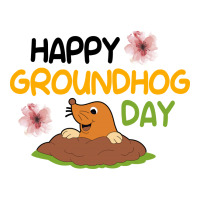 Happy Groundhog Day V-neck Tee | Artistshot