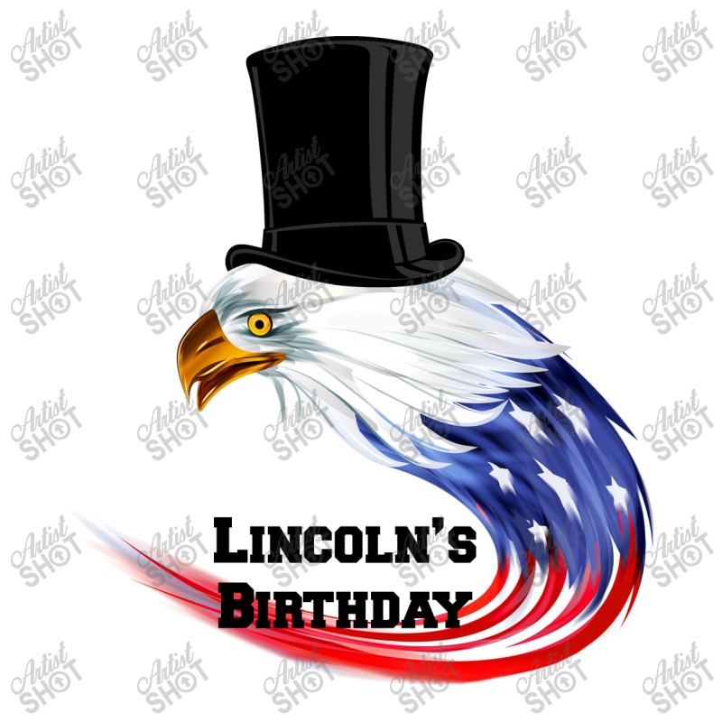 Eagle Lincoln's Birthday For Light V-neck Tee | Artistshot