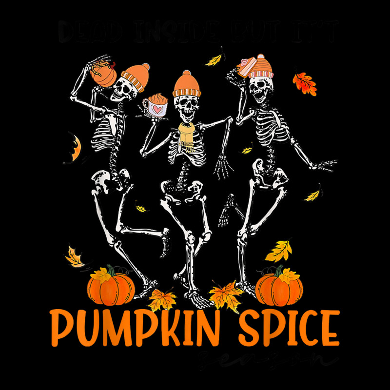 Funny Dead Inside But It's Pumpkin Spice Season Skeleton T Shirt Cropped Sweater by yodishsaraveks | Artistshot