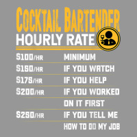 Funny Cocktail Bartender Bartending Mixologist Hourly Rate T Shirt Women's V-neck T-shirt | Artistshot