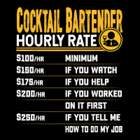 Funny Cocktail Bartender Bartending Mixologist Hourly Rate T Shirt Legging | Artistshot