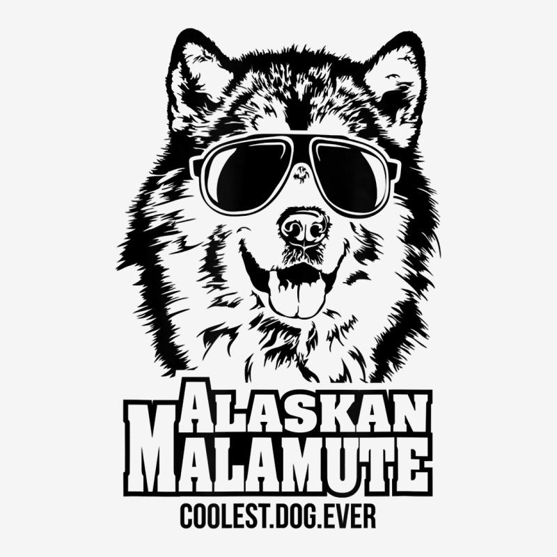 Funny Proud Alaskan Malamute Coolest Dog Ever Dog Saying T Shirt Baby Bibs | Artistshot