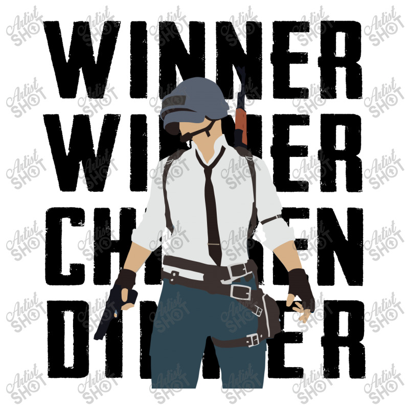 Winner Chicken Dinner (black) V-neck Tee | Artistshot