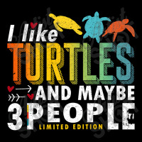 Funny Sea Turtle Sayings I Like Turtles And Maybe 3 People Premium T S Pocket T-shirt | Artistshot