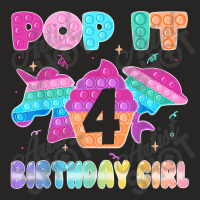 Birthday Girl Pop It 4 Unicorn Girls Boys Pop It Nine 4th T Shirt Ladies Fitted T-shirt | Artistshot