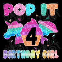 Birthday Girl Pop It 4 Unicorn Girls Boys Pop It Nine 4th T Shirt Women's V-neck T-shirt | Artistshot