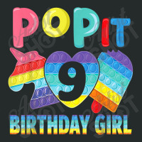 Birthday Girl Pop It 9 Unicorn Girls Boys Pop It Nine 9th T Shirt Copy Women's Triblend Scoop T-shirt | Artistshot