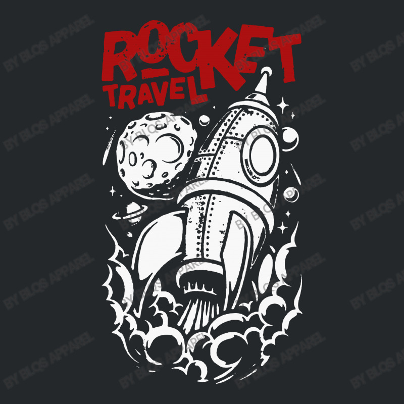 Rocket Travel Crewneck Sweatshirt | Artistshot