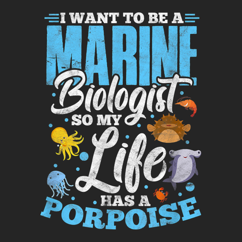 I Want To Be Marine Biologist So Life Has A Porpoise Grunge T Shirt Unisex Hoodie | Artistshot