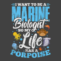 I Want To Be Marine Biologist So Life Has A Porpoise Grunge T Shirt Vintage T-shirt | Artistshot