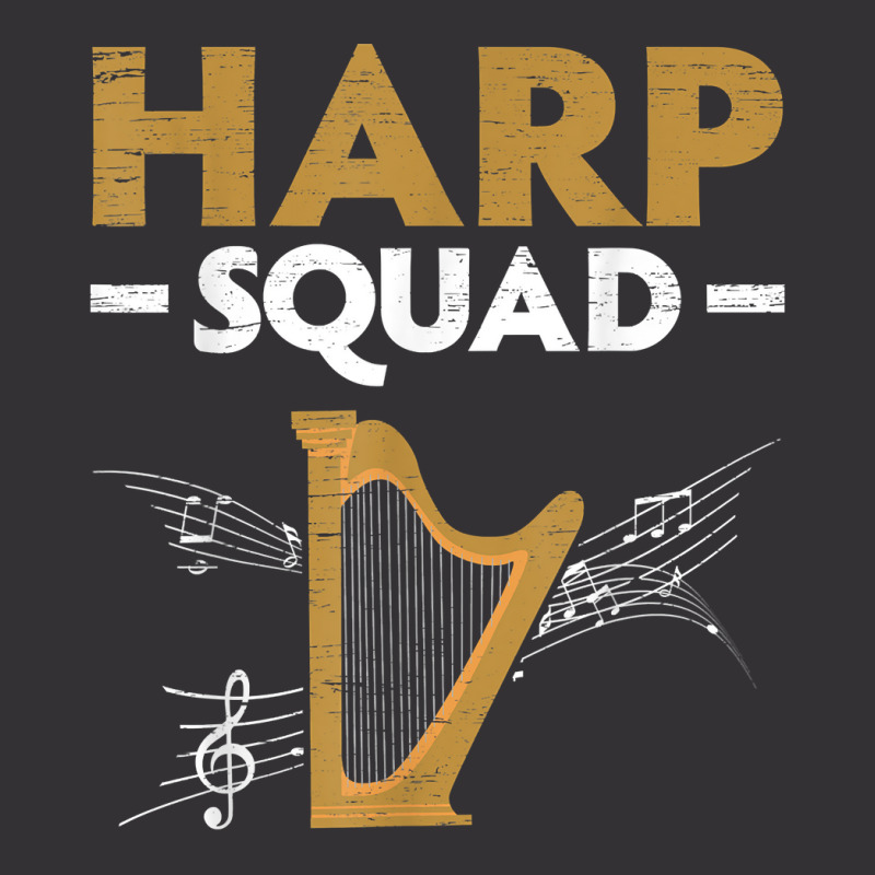 Harp Squad Harpist Musician Musical Instrument T Shirt Vintage Hoodie | Artistshot