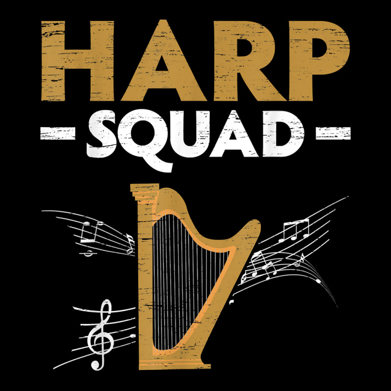 Harp Squad Harpist Musician Musical Instrument T Shirt Fleece Short | Artistshot