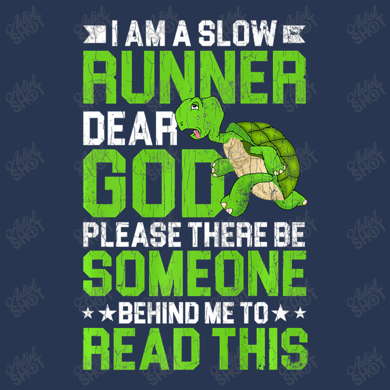 I Am A Slow Runner Turtle Funny Marathon Running Graphic Premium T Shi Ladies Denim Jacket by James_Lane | Artistshot