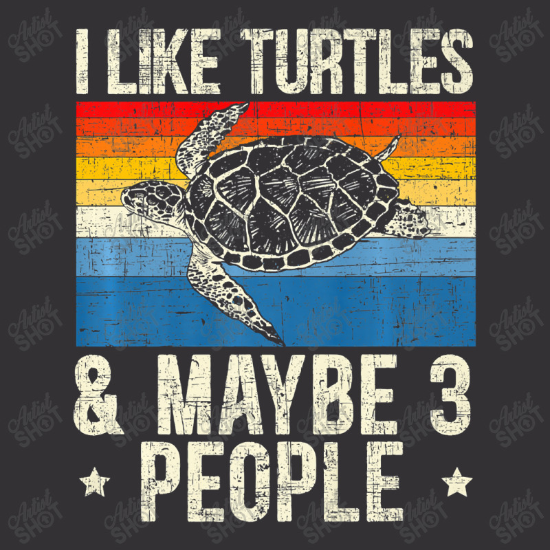 I Like Turtles & Maybe 3 People Turtle Premium T Shirt Vintage Hoodie by James_Lane | Artistshot