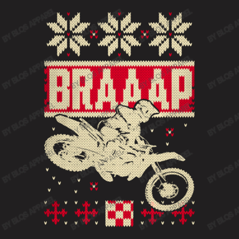Motocross Ugly Christmas T-shirt | Artistshot