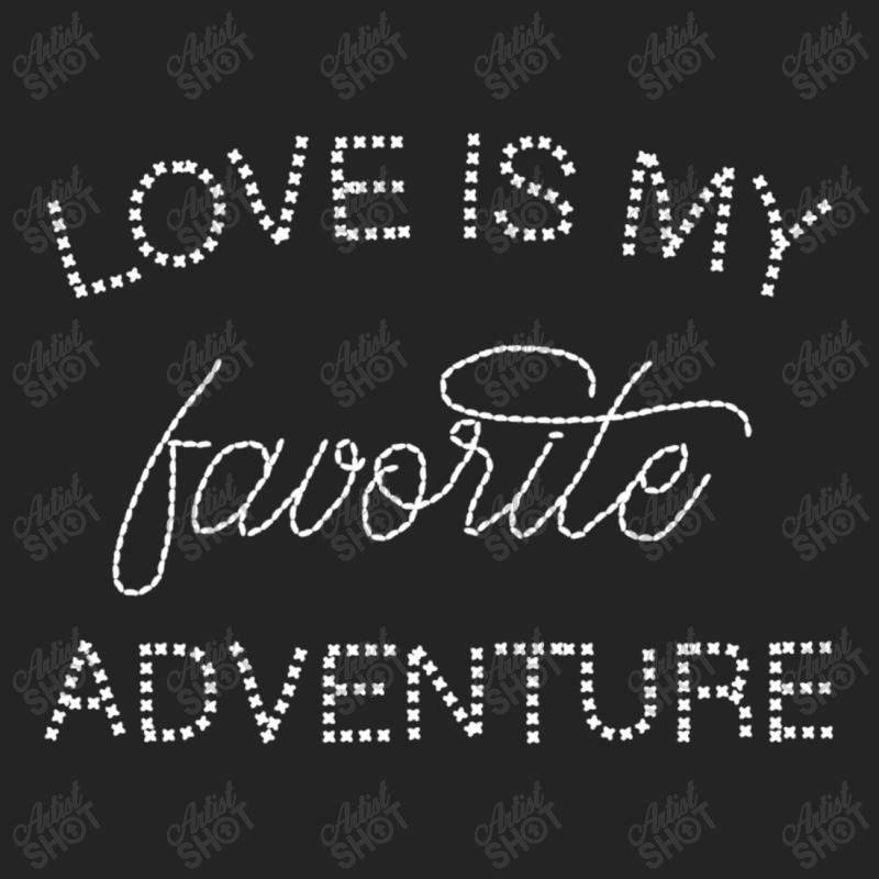 Love Is My Favorite Adventure For Dark 3/4 Sleeve Shirt | Artistshot