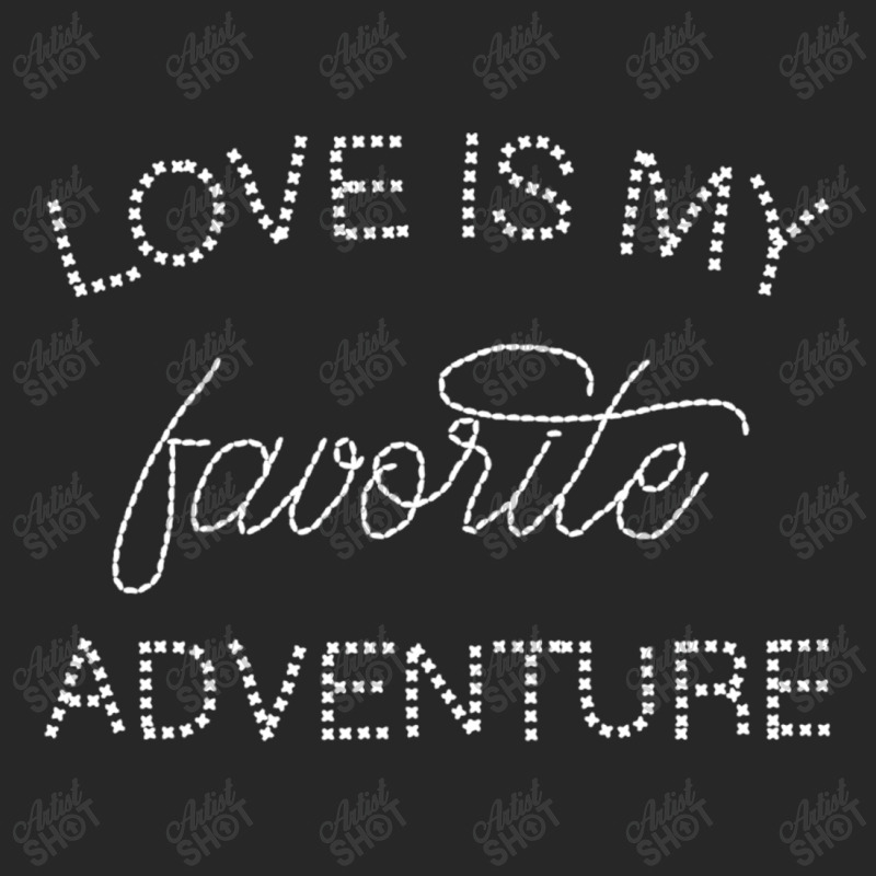 Love Is My Favorite Adventure For Dark Men's T-shirt Pajama Set | Artistshot